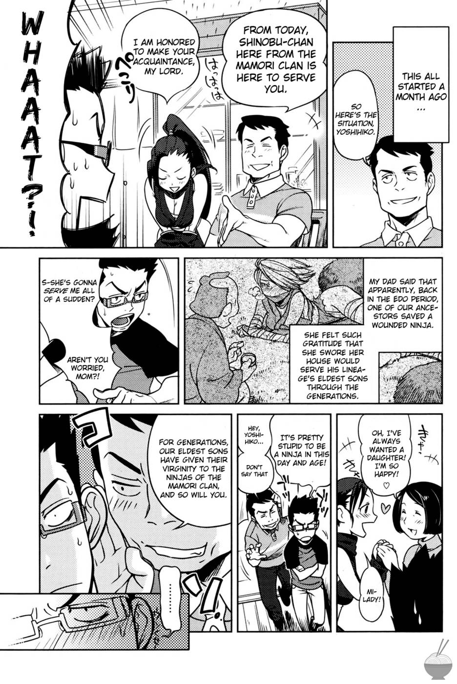 Hentai Manga Comic-There's a Ninja in My House !-Read-3